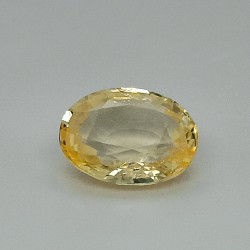 Yellow Sapphire  (Pukhraj) 6.64 Ct Good Quality